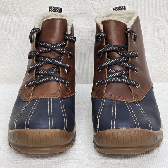 TIMBERLAND MT Hayes Womens Brown 8.5 Waterproof Leather Chukka Boots A1631 Hike - Picture 2 of 10